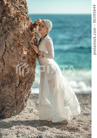 Wedding Decorations Tropical Sea Ocean Style Stock Photo