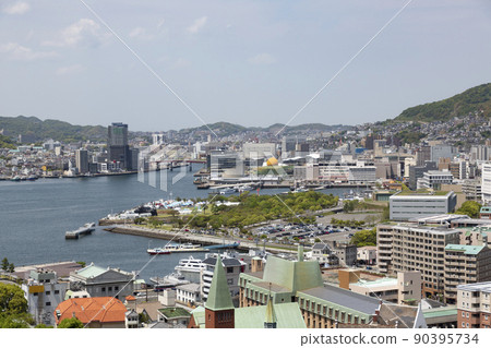 Nagasaki Harbor from Minamiyamate Nagasaki Harbor from Minamiyamate 90395734