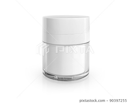 Cosmetic cream isolated on white background Cosmetic cream isolated on white background 90397255