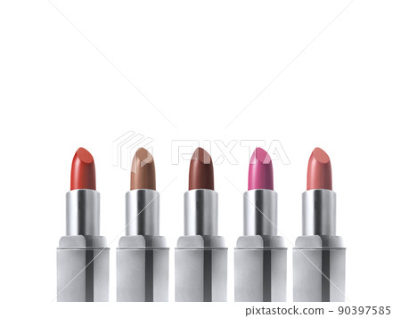 Set of colorful lipsticks isolated on white Set of colorful lipsticks isolated on white 90397585