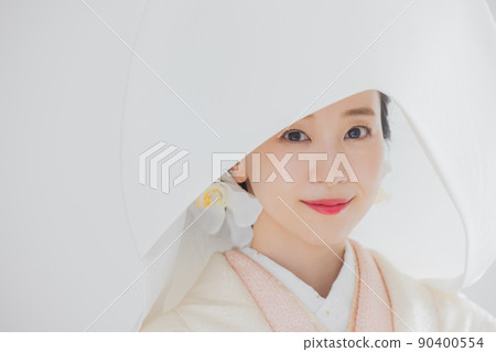 Pure white cotton hat 90400554