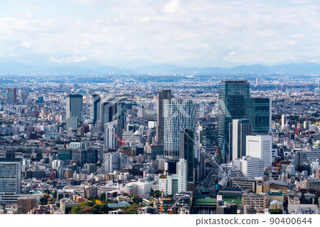 A big city with skyscrapers A big city with skyscrapers 90400644