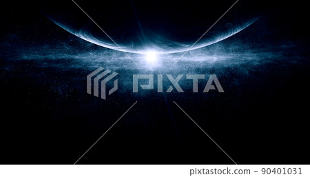 Image of outer space. . Mixed media 90401031