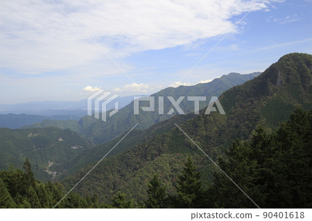 View from Mitsumine Shrine / Observatory (Chichibu City, Saitama Prefecture) View from Mitsumine Shrine / Observatory (Chichibu City, Saitama Prefecture) 90401618