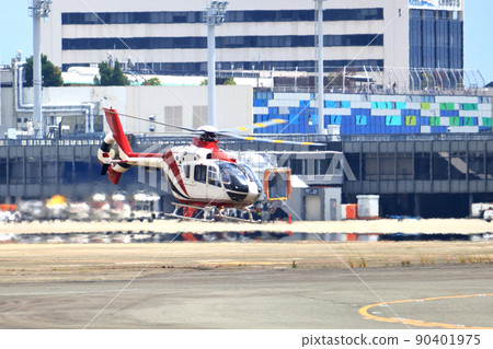 Osaka International Airport helicopter Osaka International Airport helicopter 90401975