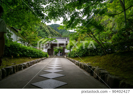 Kyoto Nanzenji Temple, Saishōin Temple in the fresh green 90402427