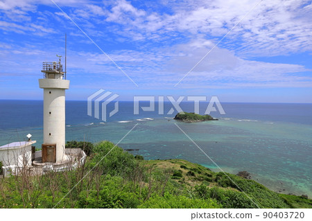 Ishigaki Island, Okinawa Hirakubozaki Lighthouse and Daichiri Island Ishigaki Island, Okinawa Hirakubozaki Lighthouse and Daichiri Island 90403720
