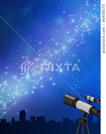 Astronomical observation Milky Way 90408078