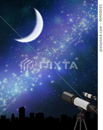 Astronomical observation Milky Way 90408093