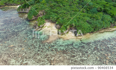 【鳥瞰圖】石垣島米原海灘 90408534