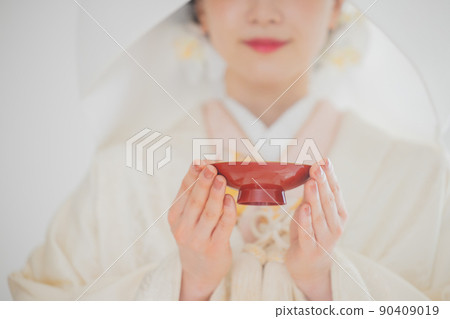 純白色棉質帽子 90409019