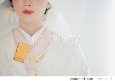 Pure white cotton hat 90409022