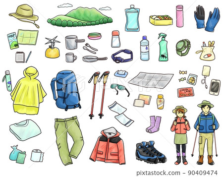 Hiking belongings 90409474