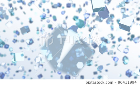 Background material for CG particles polygonal objects 90411994