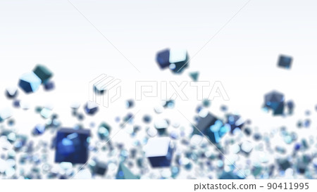 CG 粒子多邊形對象的背景材料 90411995