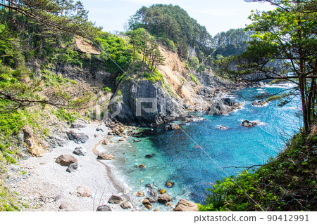 岩手縣太郎市三之岩陸奧海岸步道 90412991