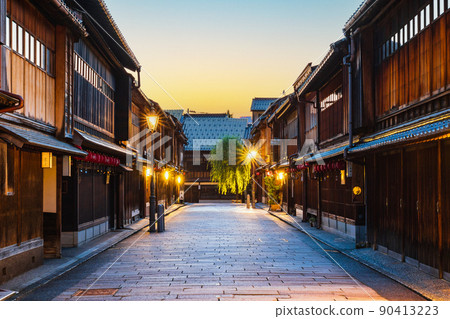 金澤東茶屋街晚景 90413223