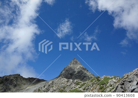八里山和表銀座路線的登山風景 八里山和表銀座路線的登山風景 90413608