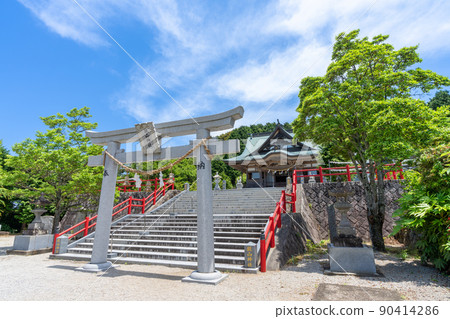 《佐賀縣》鏡山稻荷神社/晴天鏡山神社 90414286