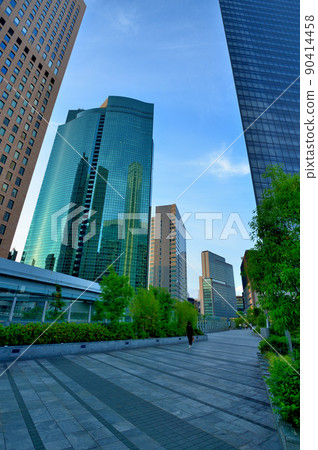 汐留巨型綜合城市 Shiosite 摩天大樓的風景 汐留巨型綜合城市 Shiosite 摩天大樓的風景 90414458