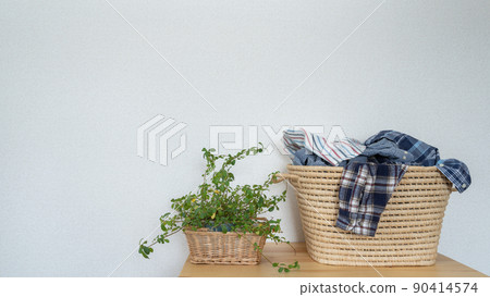Laundry in the basket Laundry in the basket 90414574