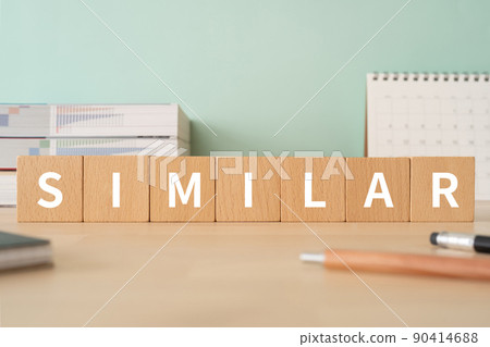 Similar image | Desk with building blocks with "SIMILAR" written on it Similar image | Desk with building blocks with "SIMILAR" written on it 90414688