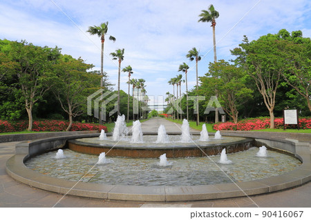 東京都潮風公園中央南口水和綠色長廊 東京都潮風公園中央南口水和綠色長廊 90416067