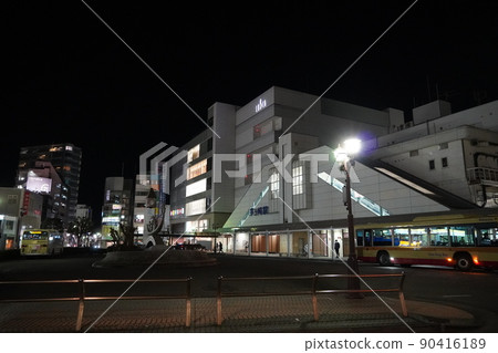 茅崎站南口夜景 茅崎站南口夜景 90416189