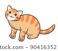 Tabby cat 90416352