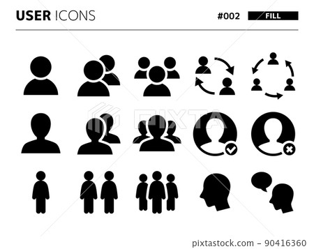 User-related fill-style icon set_002 User-related fill-style icon set_002 90416360