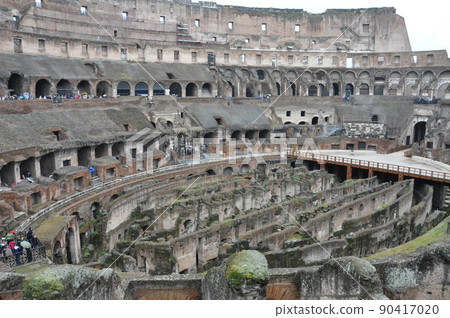 Italy Rome World Heritage Amphitheater Colosseum Italy Rome World Heritage Amphitheater Colosseum 90417020