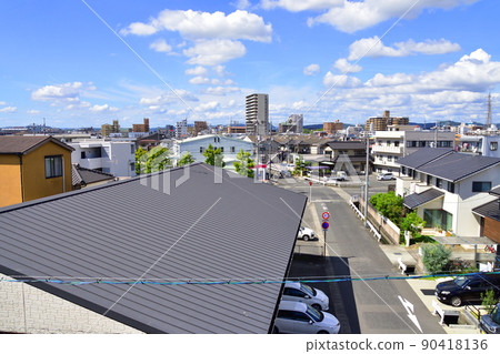 2021 年。從兒島站到岡山站的瀨戶大橋線風景 90418136