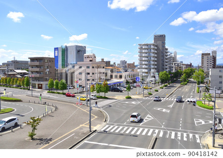 2021 年。從兒島站到岡山站的瀨戶大橋線風景 2021 年。從兒島站到岡山站的瀨戶大橋線風景 90418142