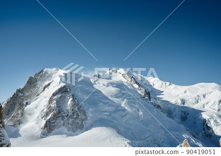 Landscape of Aiguille du Midi, Chamonix Mont Blanc valley, France Landscape of Aiguille du Midi, Chamonix Mont Blanc valley, France 90419051