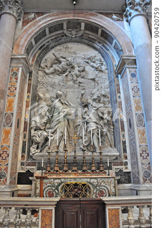 意大利 羅馬 世界遺產 梵蒂岡 聖彼得大教堂 Chancel Chancel 教皇利奧一世的祭壇 意大利 羅馬 世界遺產 梵蒂岡 聖彼得大教堂 Chancel Chancel 教皇利奧一世的祭壇 90420759