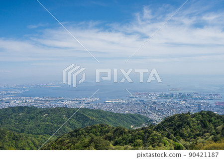 Rokko mountaintop view 90421187