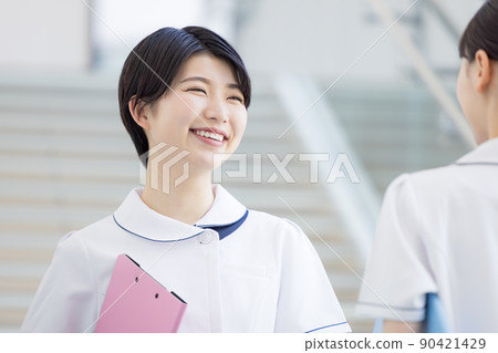 Medical female nurse portrait photography cooperation "LINK FOREST" Medical female nurse portrait photography cooperation "LINK FOREST" 90421429