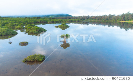 [Aerial view] Ishigaki Island Nagura Ampal 90421680