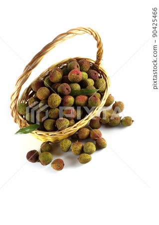 Lychee isolated on white 90425466