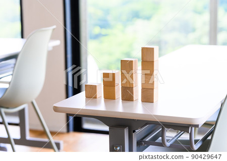 graphing, block, building block 90429647