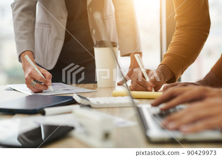 Brainstorming Session in Office Brainstorming Session in Office 90429973