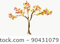 秋天的樹葉 90431079