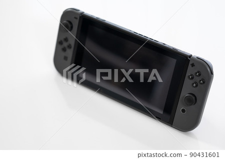 Game console-white background- Game console-white background- 90431601