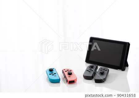 Game console-white background- 90431658