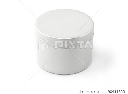 Jar Can Cap Bottle. Blank On White 90431833