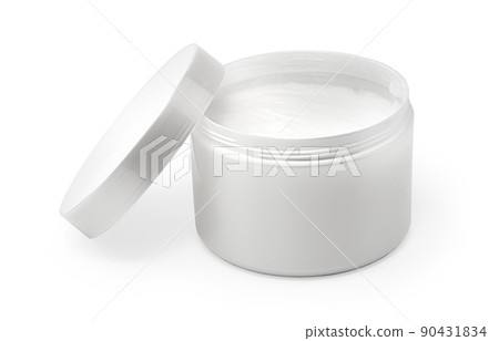 Opened Empty Jar Can Cap Bottle. 90431834