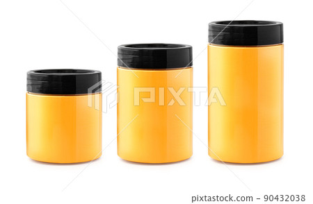 Glass jar with honey, Glass jar with honey, 90432038