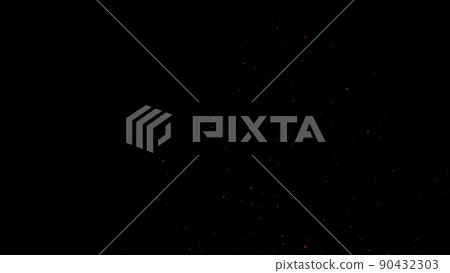 sparks like particles floating in air over black background sparks like particles floating in air over black background 90432303