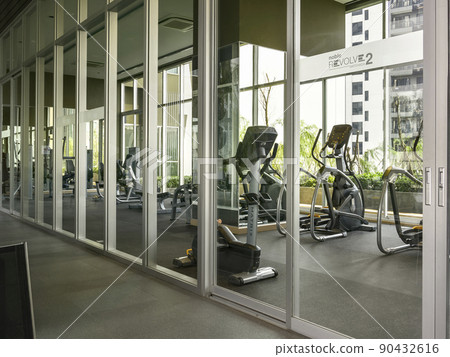 曼谷的健身室公寓的健身室,BKK 曼谷的健身室公寓的健身室,BKK 90432616