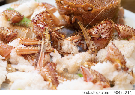製作美味的北海道馬毛蟹 90433214